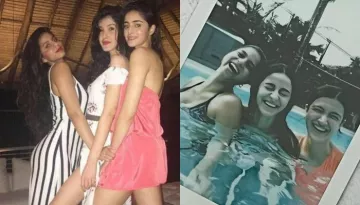 Ananya Panday, Shayana Kapoor And Suhana Khan Enjoy Their Fun Time At The Pool On Women's Day