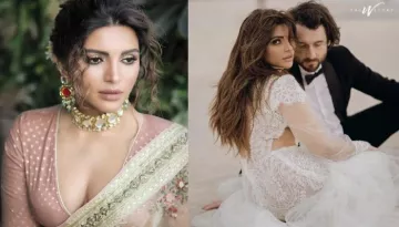 Shama Sikander's Wedding Ceremony Begins, The Bride Looks Gorgeous In A Lacey White Cut-Out Dress