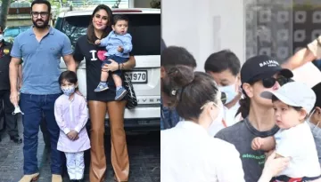 Kareena Kapoor And Sons, Jehangir And Taimur, Don Matching Caps, Get Spotted With 'Massi', Karisma