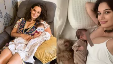 Evelyn Sharma Posts A Picture Of Herself Breastfeeding Her Daughter, Ava, It's Too Cute For Words