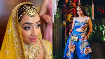 Manish Malhotra Bride Wore A Pineapple Yellow Lehenga For Wedding And A Unique Outfit For 'Sangeet'