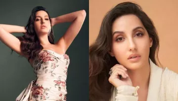 Nora Fatehi Oomphed Her Serene Look In A Floral Printed Strapless Dress, Worth Rs. 3,81,000