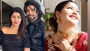 Debina Bonnerjee Dons A Red Suit And 'Sindoor' For Her Bengali 'Godh Bharai' Ceremony, 'Saadh'