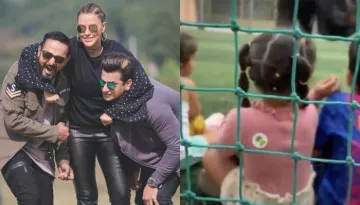 Neha Dhupia's 3-Year-Old Daughter, Mehr Dhupia Bullies A Boy On The Football Field [Video Inside]