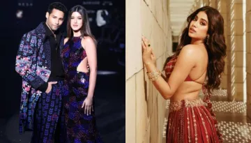 Janhvi Kapoor Roots For Sister, Shanaya Kapoor's First Walk At Lakme Fashion Week 2022