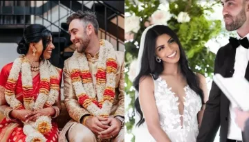 Glenn Maxwell And Vini Raman Drop Happy Photos From Tamilian Wedding, It's Every 'Desi' Couple Ever