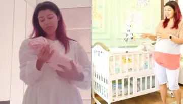 Debina Bonnerjee Gives A Tour Of Baby's Nursery, Shows Off Her Daughter's Rocking Cot Worth Rs. 15K
