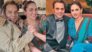 Esha Deol Roars Like A Cub In Her Lion-Like Father, Dharmendra's Arms In This Throwback Picture