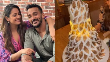 Anita Hassananadni Celebrates Her 41st B'day With Scrumptious Peacock-Themed Cake, WATCH