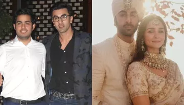 Akash Ambani And Wife, Shloka Mehta Ambani Pose For A Happy Picture With 'Dulhe Raja', Ranbir Kapoor