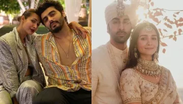 Arjun Kapoor And His GF, Malaika Arora Looks Stunning As They Arrive For Ranbir-Alia's Reception
