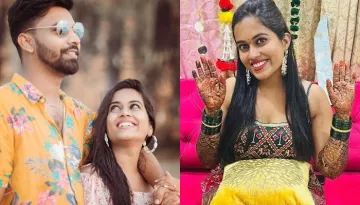 'Indian Idol 12' Fame, Sayli Kamble Wore A Strappy Green-Hued 'Sharara' For Her 'Mehendi' Ceremony