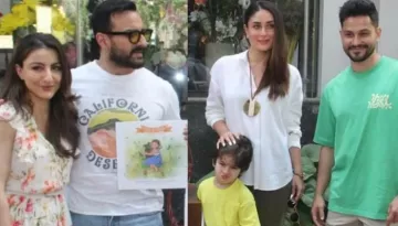 Kareena Kapoor Khan Attends 'Nanad', Soha Ali Khan's Book Launch, Taimur Looks Adorable At The Event