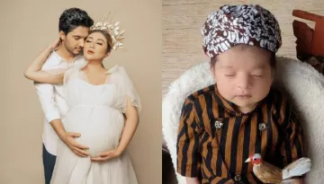 'Kumkum Bhagya' Fame, Gautam Nain And Wife, Soffie Marchue Reveal Their Baby's Face In This Cute Pic