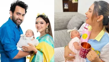 Pooja Bannerjee Shares A Cutesy Picture With Newborn Baby Girl As She Takes Her First Flight