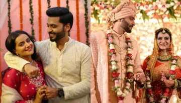 TV Actress, Aastha Chaudhary Ties The Knot With Aditya Banerjee, Shares First Pic Post Wedding