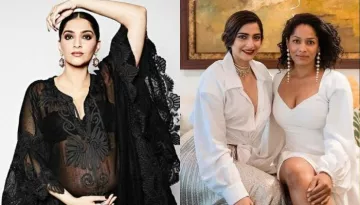 Sonam Kapoor Finally Wears BFF, Masaba Gupta's Maternity Collection, Faunts Her Baby Bump