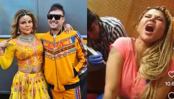 Rakhi Sawant Shares A Painful Video Of Removing Tattoo Of Her Ex-Husband, Ritesh From Her Body