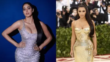 Janhvi Kapoor's Shimmery Bodycon Dress Receives Trolling, Netizens Call Her 'Local Kim Kardashian'