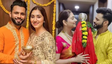 Rahul Vaidya And Disha Parmar Look Adorable Together As They Celebrate First Gudi Padwa Post-Wedding