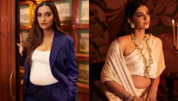 Sonam Kapoor Stuns In An Abu Jani Sandeep Khosla Outfit, Flaunts Her Baby Bump And Pregnancy Glow