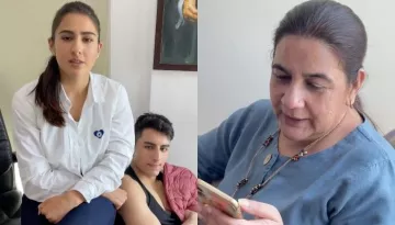 Sara Ali Khan Shares A Cutesy Video With Bro, Ibrahim, Mommy, Amrita Calls Them Demanding Nuisances