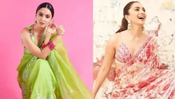 Kiara Advani Oozes Hotness In A Floral Printed Saree Worth Rs. 80k, Paired It With A Strappy Blouse