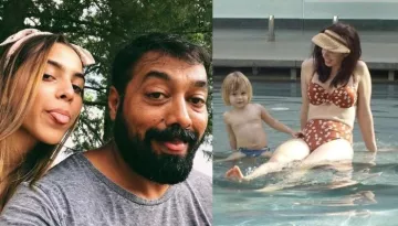 Anurag Kashyap's Daughter, Aaliyah Spends Time With His Ex-Wife, Kalki Koechlin And Her Baby, Sappho