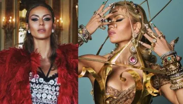 Natasha Poonawalla Goes Desi At Met Gala 2022, Stuns In A Sabyasachi Saree, Trail And Metal Bustier