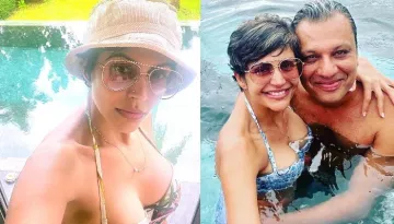 Mandira Bedi Shares Pool Pictures With Friends, Netizens Say, 'Abhi Kuch Samay Hua Hai Pati Mare'