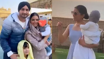 Geeta Basra Shares Glimpses Of Son, Jovan Veer's 10-Month B'day, He Dons A Cutesy Dino-Themed Outfit