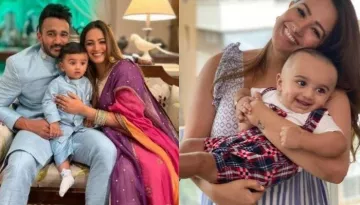 Anita Hassanandani Shares The Meaning Of Contentment As Her Son, Aaravv Turns Fifteen-Month-Old
