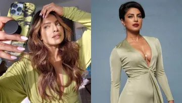 Priyanka Chopra Jonas Exudes Chic Vibes In A Green Ruched Mini Dress Worth Rs. 2 Lakhs