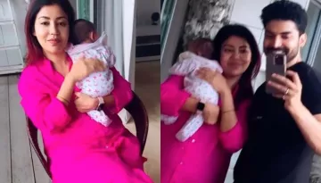 Gurmeet Choudhary Shares A Video Of Wife, Debina Trying To Make Their Daughter, Lianna Sleep