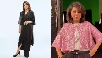 Neetu Kapoor Shines In A Sequinned Cape-Like Shrug, Dons A Stunning Chanel Belt Worth Rs. 92K