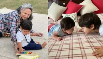 Sharmila Tagore Reveals The One Rule For Grandkids, Taimur And Jeh: 'Aren't Allowed To Watch Films'