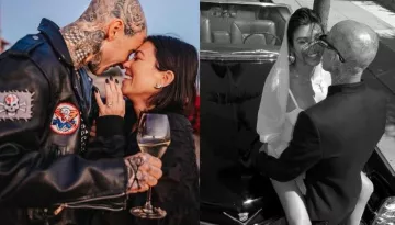 Kourtney Kardashian Ties The Knot With Travis Barker, Drops Dreamy Pics From Their Intimate Wedding