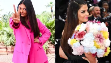 Aishwarya Rai Bachchan Stuns In A Voluminous Black Gown With 3-D Flowers At Cannes 2022 Red Carpet