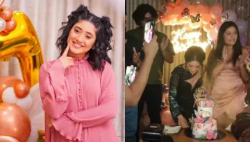 Inside Shivangi Joshi's 24th B'day Bash, Actress Looks Drop-Dead Gorgeous In A Thigh-High Slit Dress