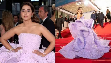Cannes 2022: Hina Khan Stole Hearts In A Custom-Made Sophie Couture Gown Worth Rs. 3 Lakhs