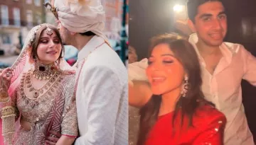 Kanika Kapoor Grooves With Son, Yuvraaj At Her Reception, Stuns In A Shimmery One-Shouldered Outfit