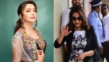 Madhuri Dixit Reacts Annoyingly As A Fan Asks Her For A Selfie, Users Call Her 'Attitude Ki Dukaan'