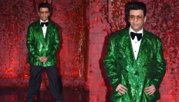 Karan Johar Trolled For Donning A Green Jacket Worth More Than Rs. 3 Lakhs On His 50th Birthday Bash