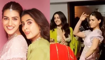 Kriti Sanon Grooving With Her Sister And Budding Actress, Nupur At A Wedding, Its Pure Sister Goals