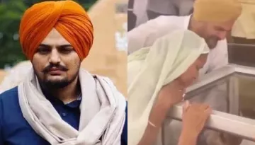 Sidhu Moose Wala's Parents Break Down While Hugging His Coffin, Bid Their Final Goodbye