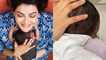Kajal Aggarwal's Baby Boy, Neil Kitchlu Gets Cuddles From His 'Maasi', Nisha Aggarwal