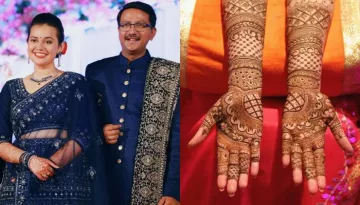 Inside IAS, Tina Dabi's Second Wedding: From 'Henna' Clad Hands To Cutting A Three-Tiered Cake