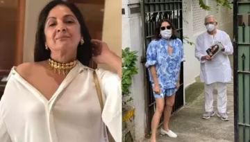 Neena Gupta Gives A Befitting Reply To Trolls Who Criticised Her For Meeting Gulzar Sahab In Shorts