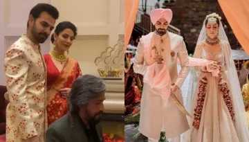 Inside Moments Of The Just-Married Couple, Karan V Grover And Poppy Jabbal's Reception Party