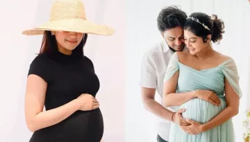 Mommy-To-Be, Pranitha Subhash Flaunts Her Full-Grown Baby Bump In A Black Body-Hugging Dress